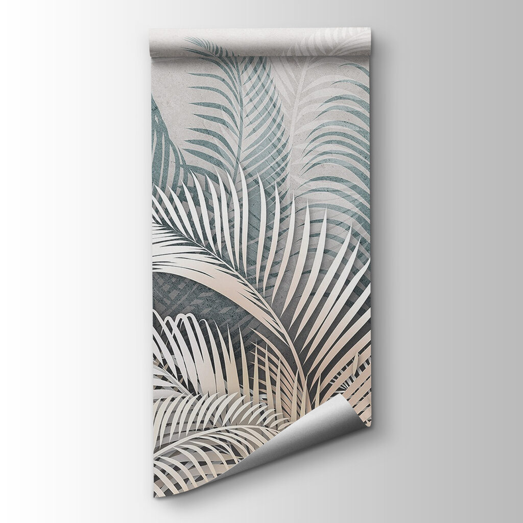 Group of leaves on a wall Group of leaves on a wall