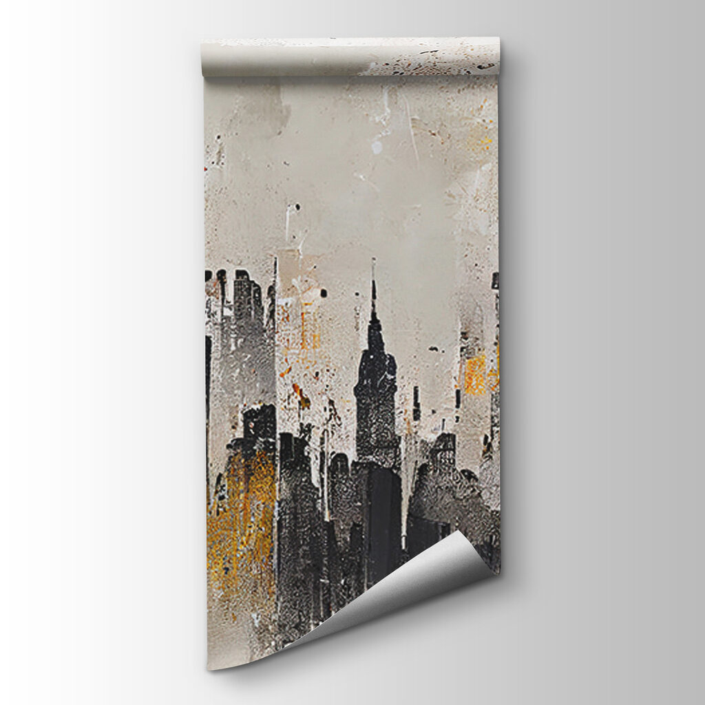 Painting of a city