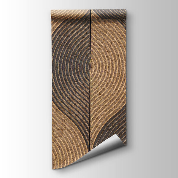 Flowing lines in earthy tones