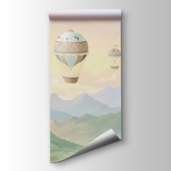 Group of hot air balloons in the sky