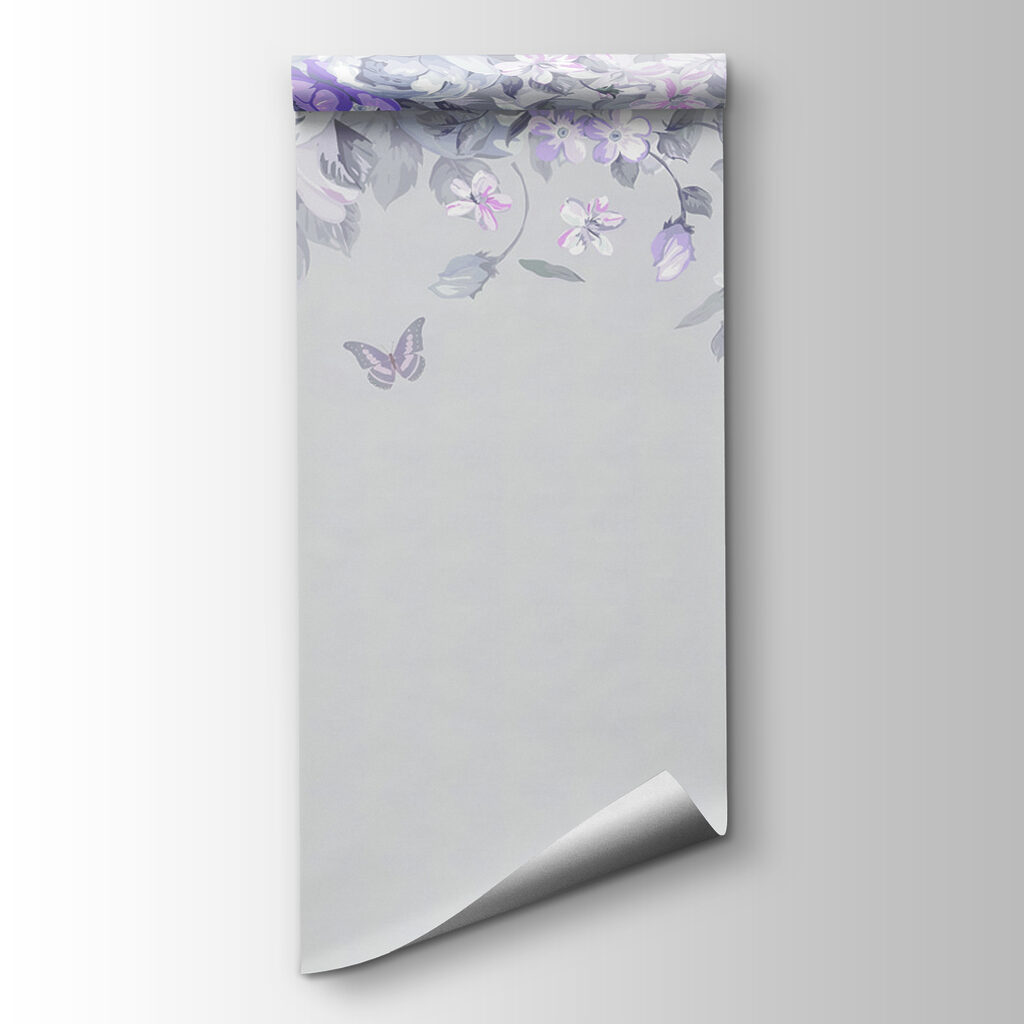 A floral design with butterflies A floral design with butterflies