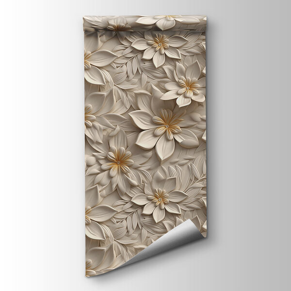 Wallpaper with flowers Wallpaper with flowers