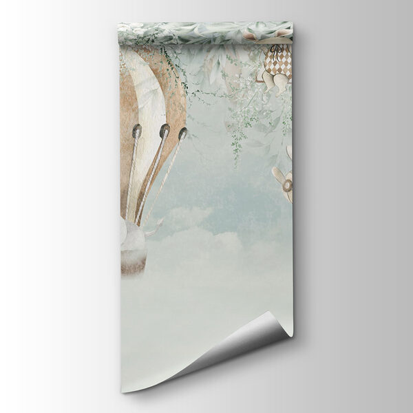 Painting of animals flying in the sky Painting of animals flying in the sky