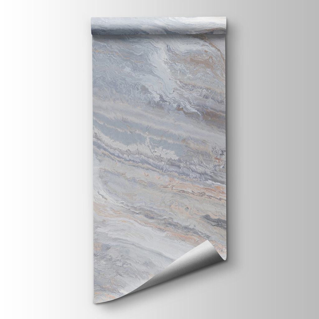 Abstract waves in soft colors