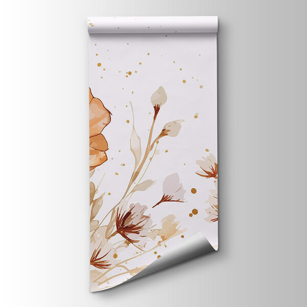 Painting of flowers and leaves Painting of flowers and leaves