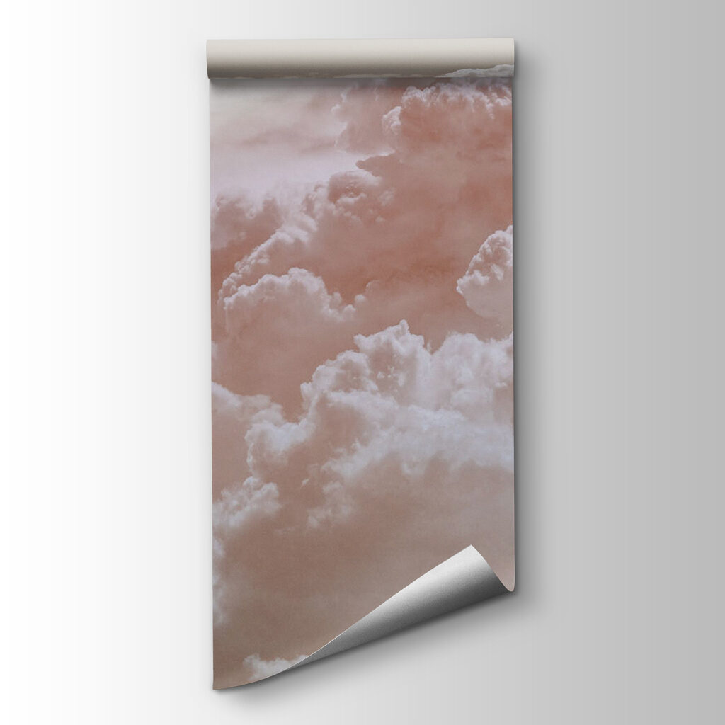 A pink clouds in the sky A pink clouds in the sky