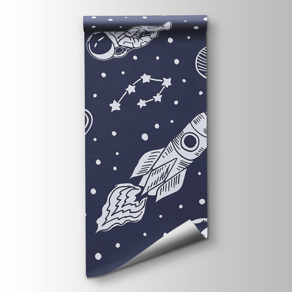 A pattern of space objects A pattern of space objects