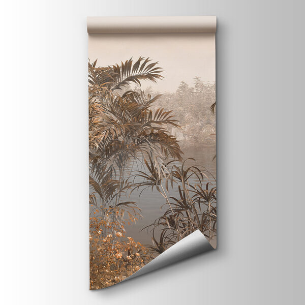 A swamp with plants and flowers A swamp with plants and flowers