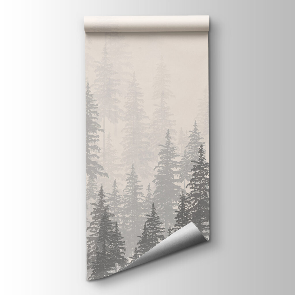 A group of trees in a forest