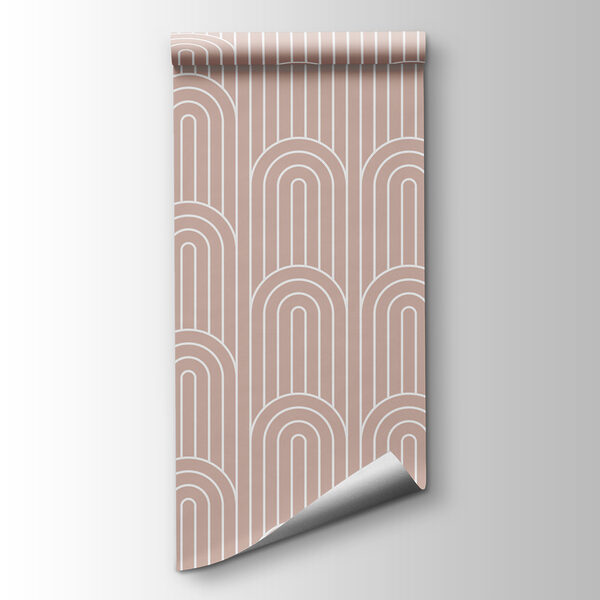 A pattern of white and pink lines A pattern of white and pink lines