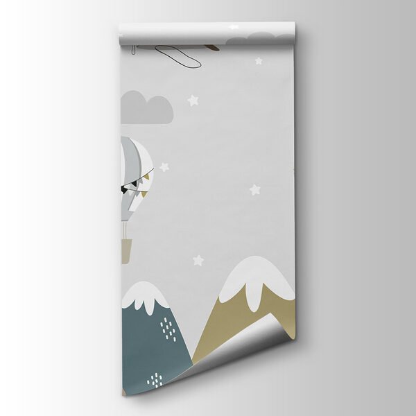 A wallpaper with mountains and airplanes A wallpaper with mountains and airplanes