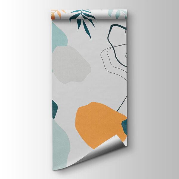 A colorful art with leaves A colorful art with leaves