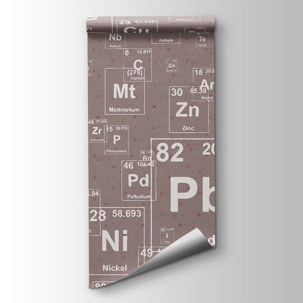 A pattern of white and black periodic table elements A pattern of white and black periodic table elements