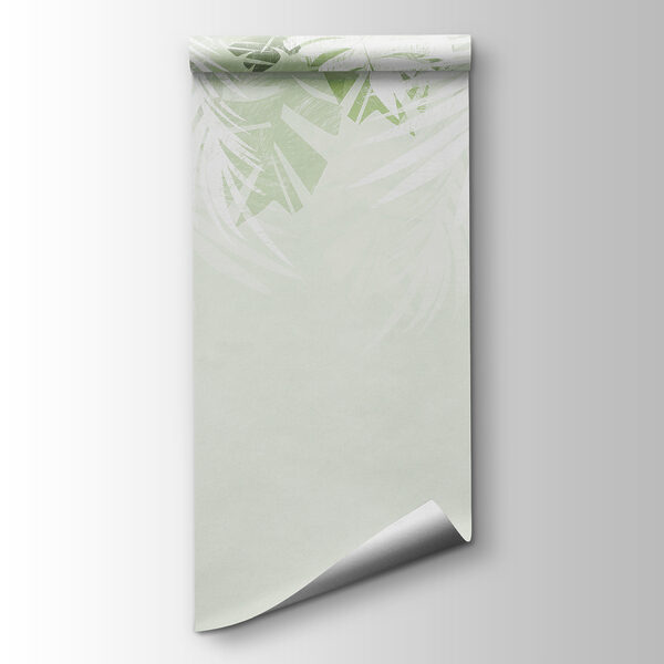 A white and green leaves A white and green leaves