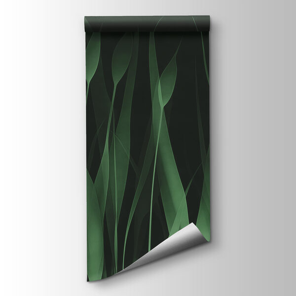 Green grass with black background