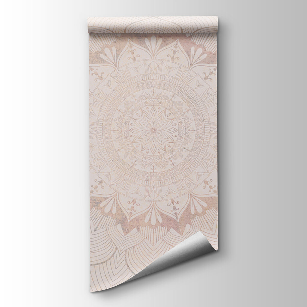 Circular pattern on a white surface Circular pattern on a white surface