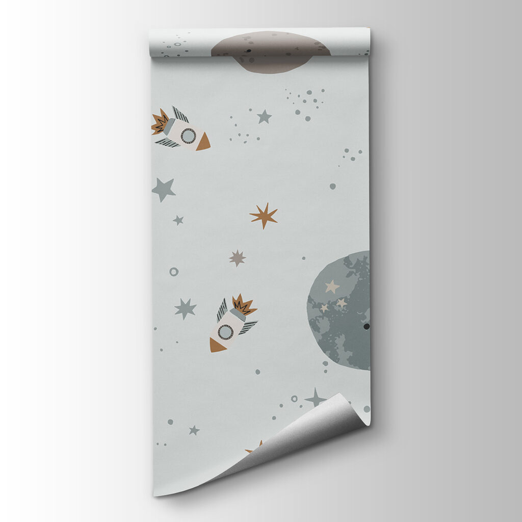 Pattern of planets and rockets Pattern of planets and rockets