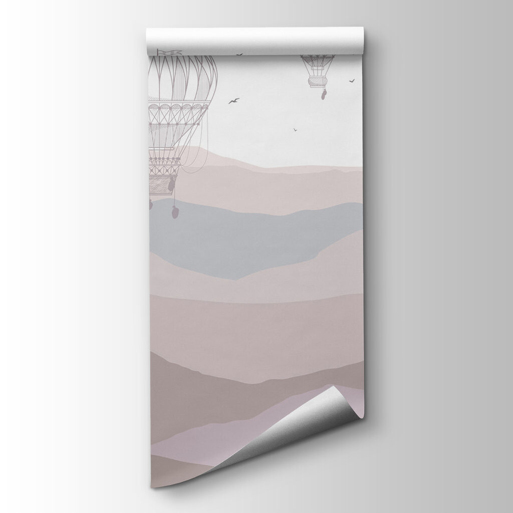 Group of hot air balloons in the sky