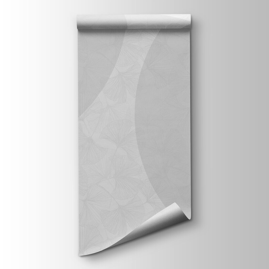 Grey and white background with circles and lines