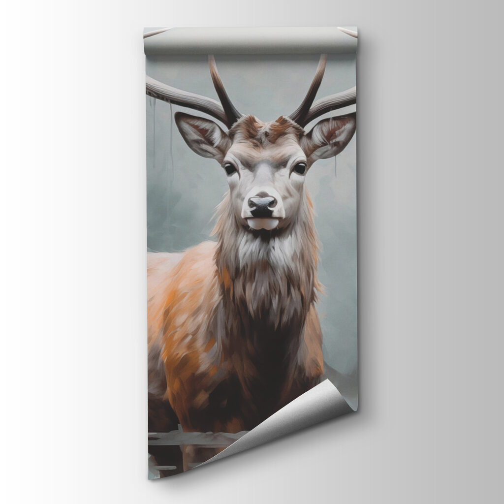 Deer standing in water Deer standing in water