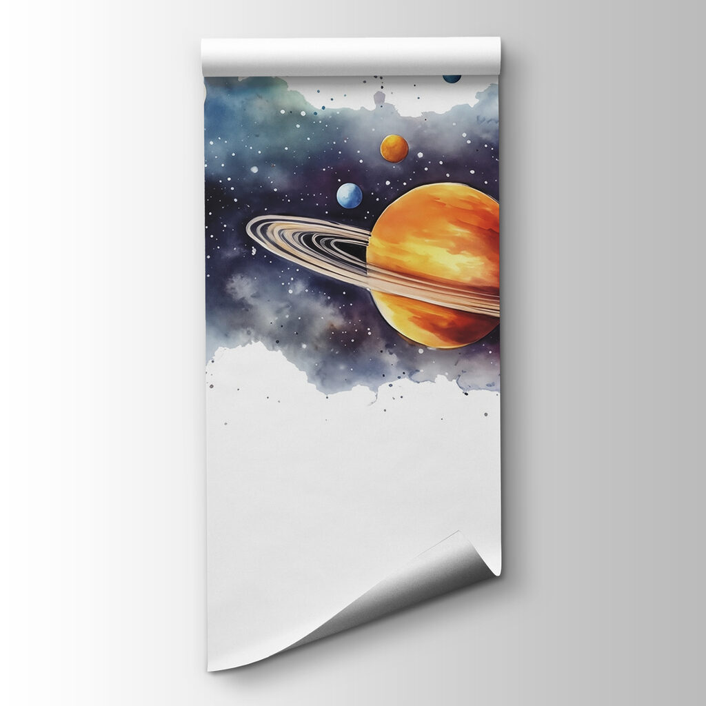 Planets and stars in space Planets and stars in space