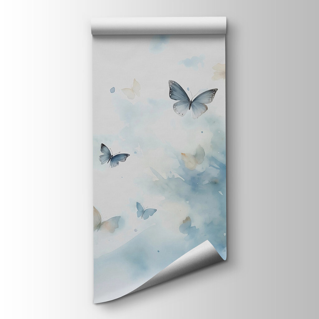 Group of butterflies flying in the sky Group of butterflies flying in the sky