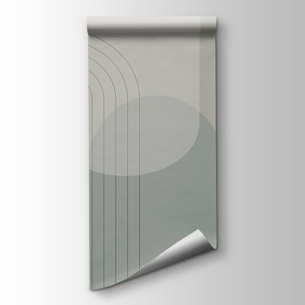 Grey and white background with lines and circles