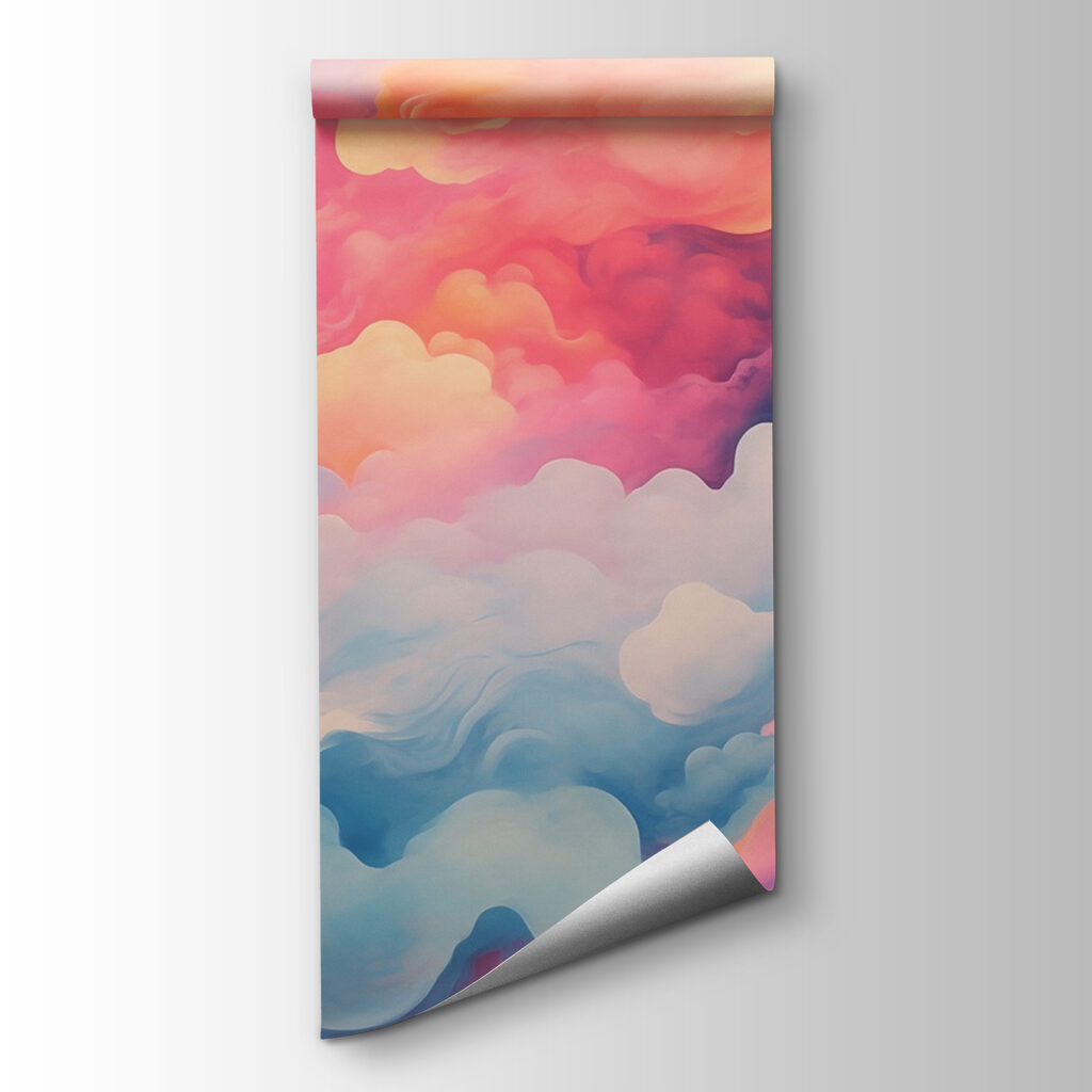 Colorful clouds in the sky Colorful clouds in the sky