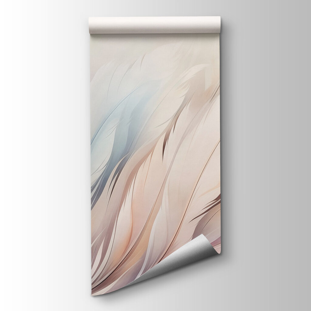 Delicate hues of soft feather textures Delicate hues of soft feather textures