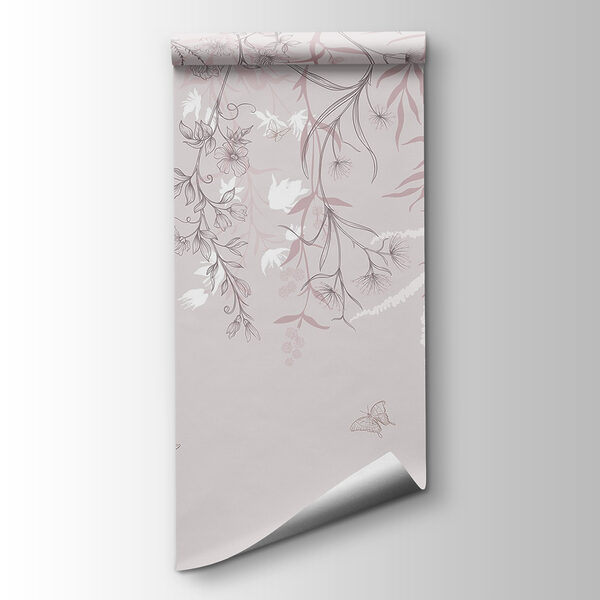 Delicate floral patterns in soft hues