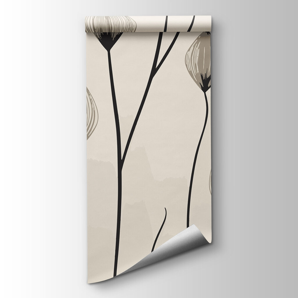 - Elegant lines of delicate blooms