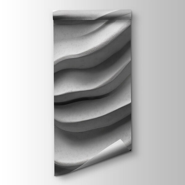 White surface with wavy lines