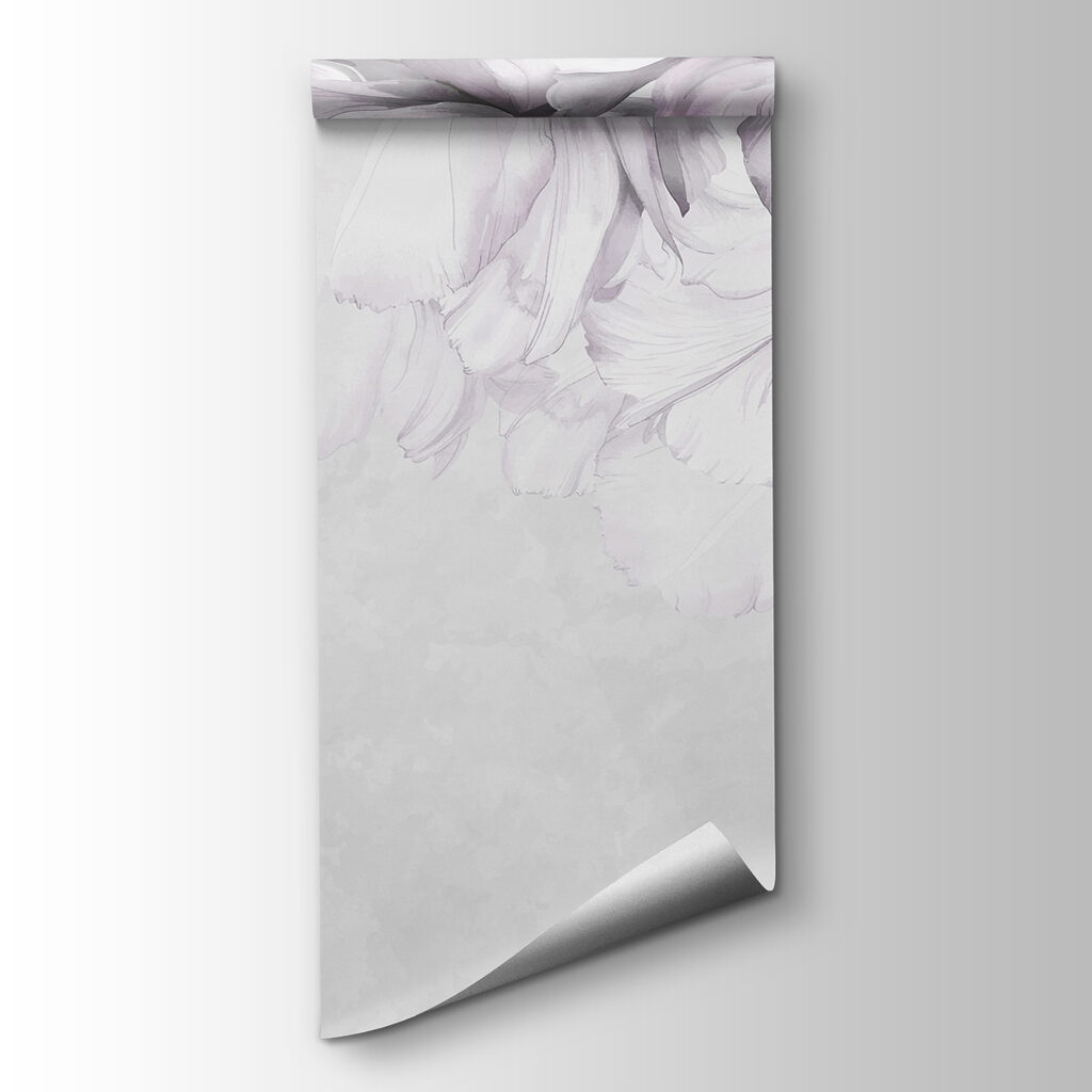 Soft petals against a muted background Soft petals against a muted background