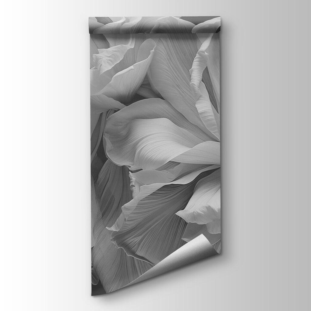 Floral elegance in monochrome hues Floral elegance in monochrome hues