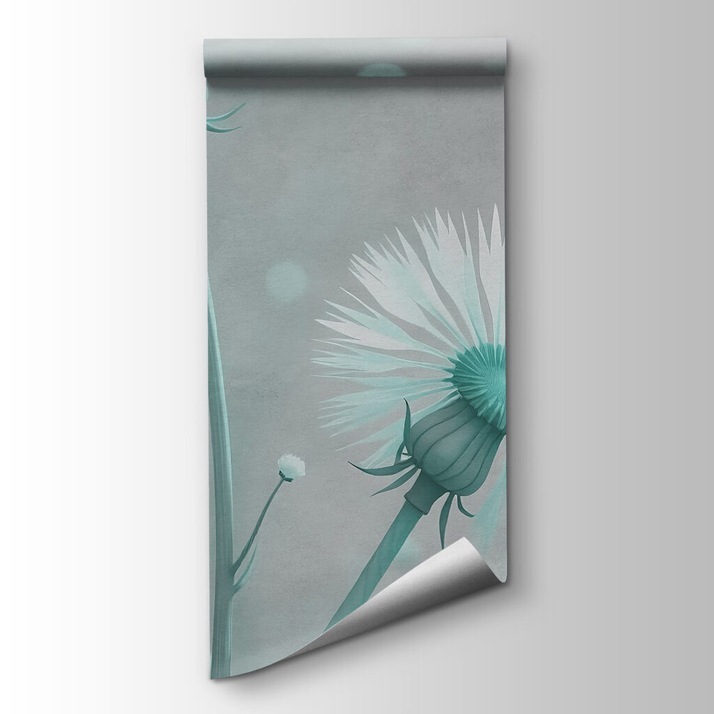 Delicate flowers in soft hues