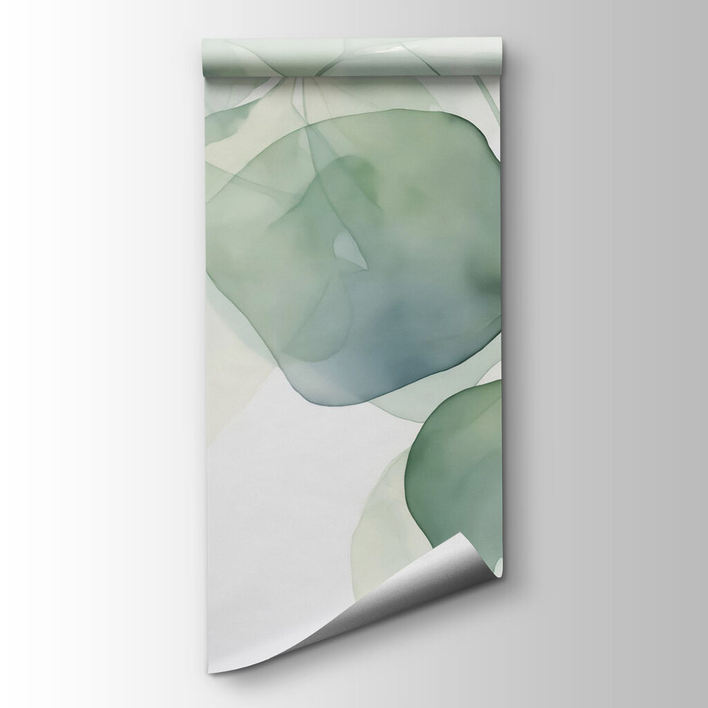 Delicate leaves in soft pastel hues Delicate leaves in soft pastel hues