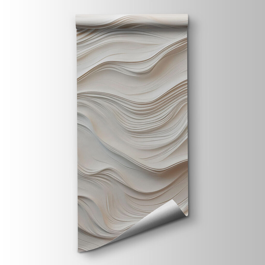 White paper cut out of a wall