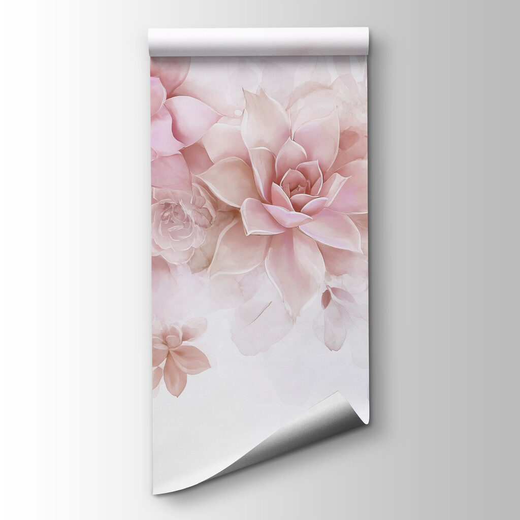 Group of flowers on a white background Group of flowers on a white background