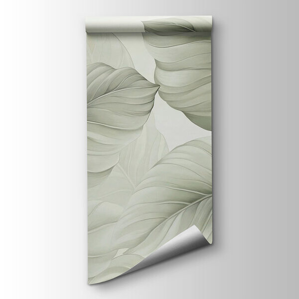 Delicate green leaves in harmony