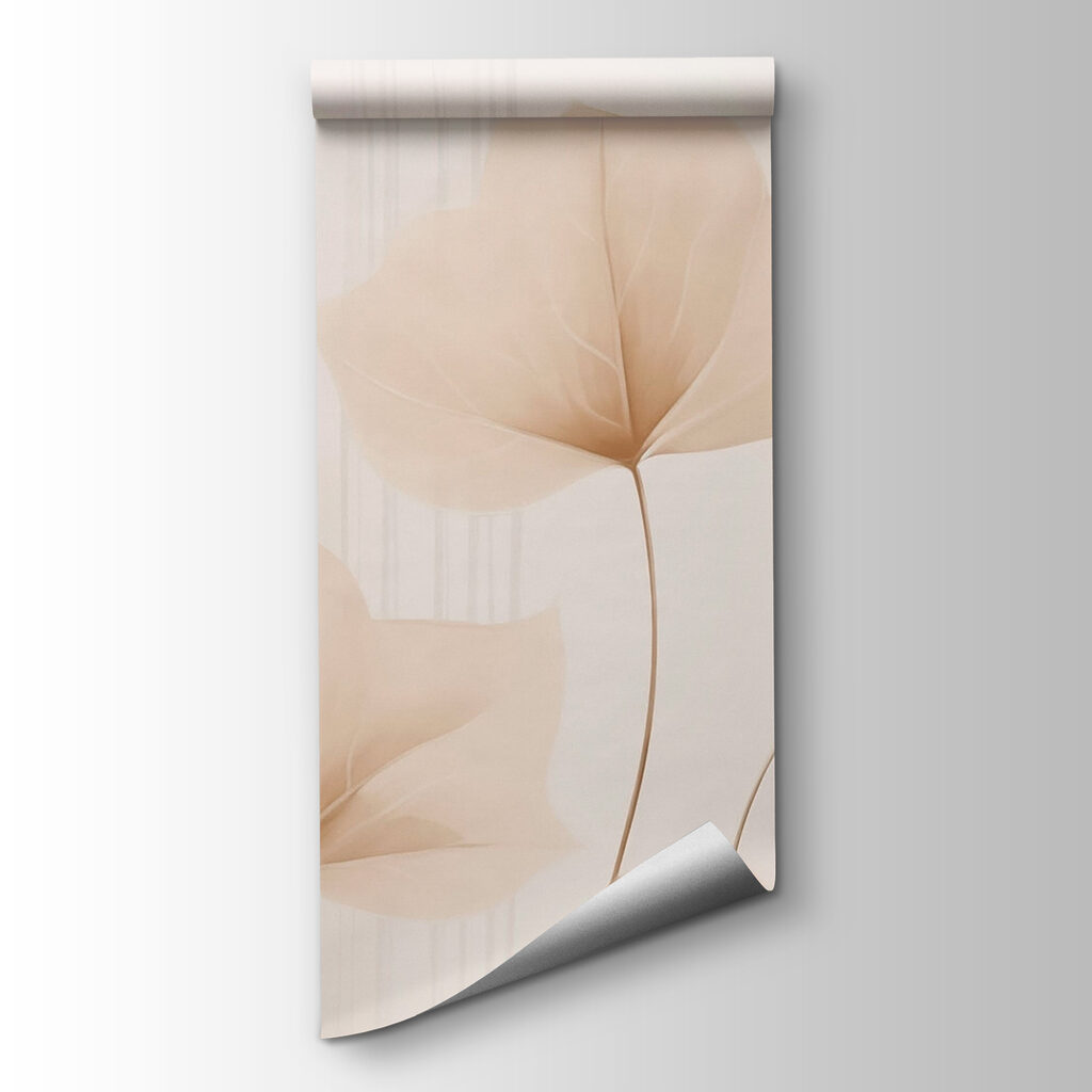 Soft leaves dance in muted light