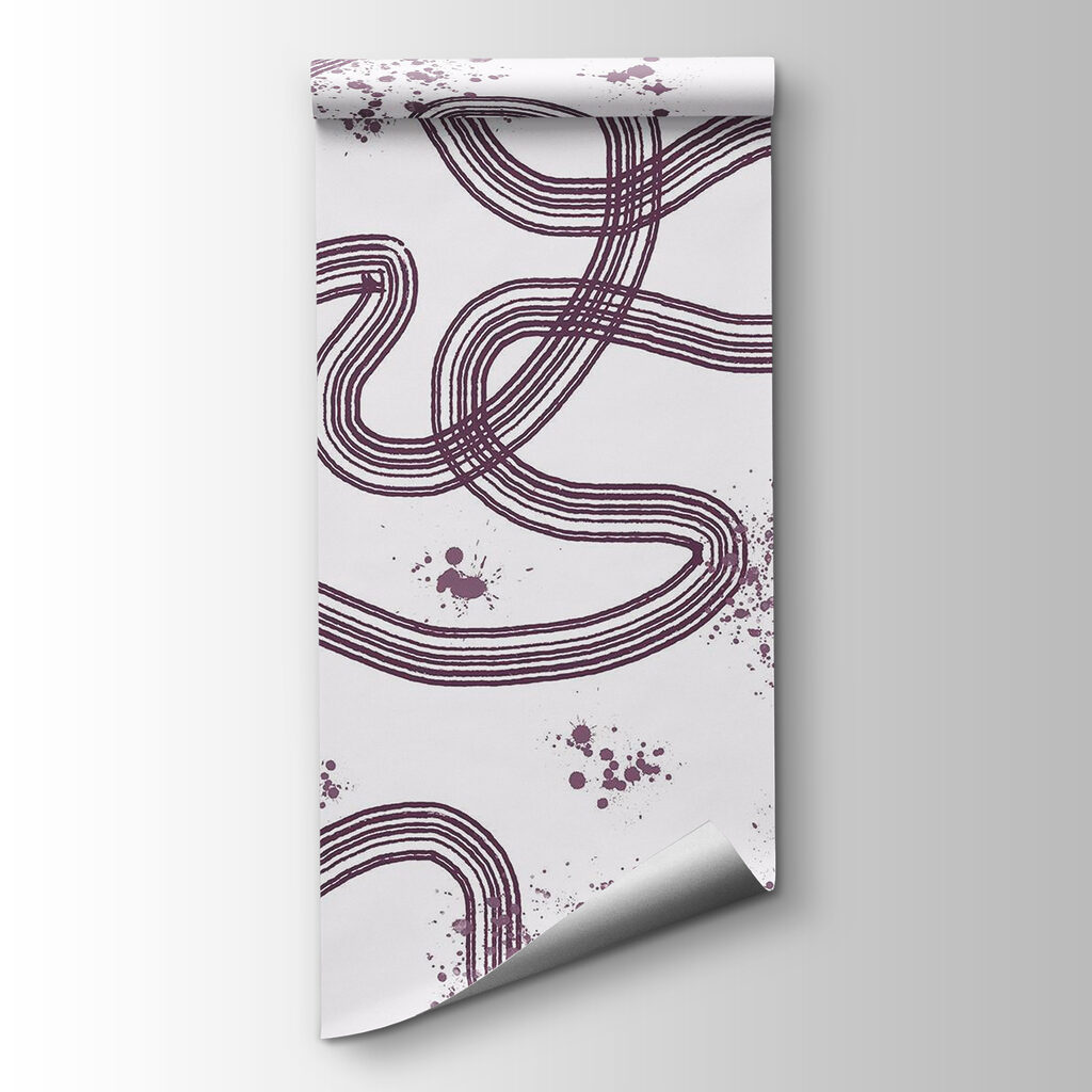 Pattern of lines and spots