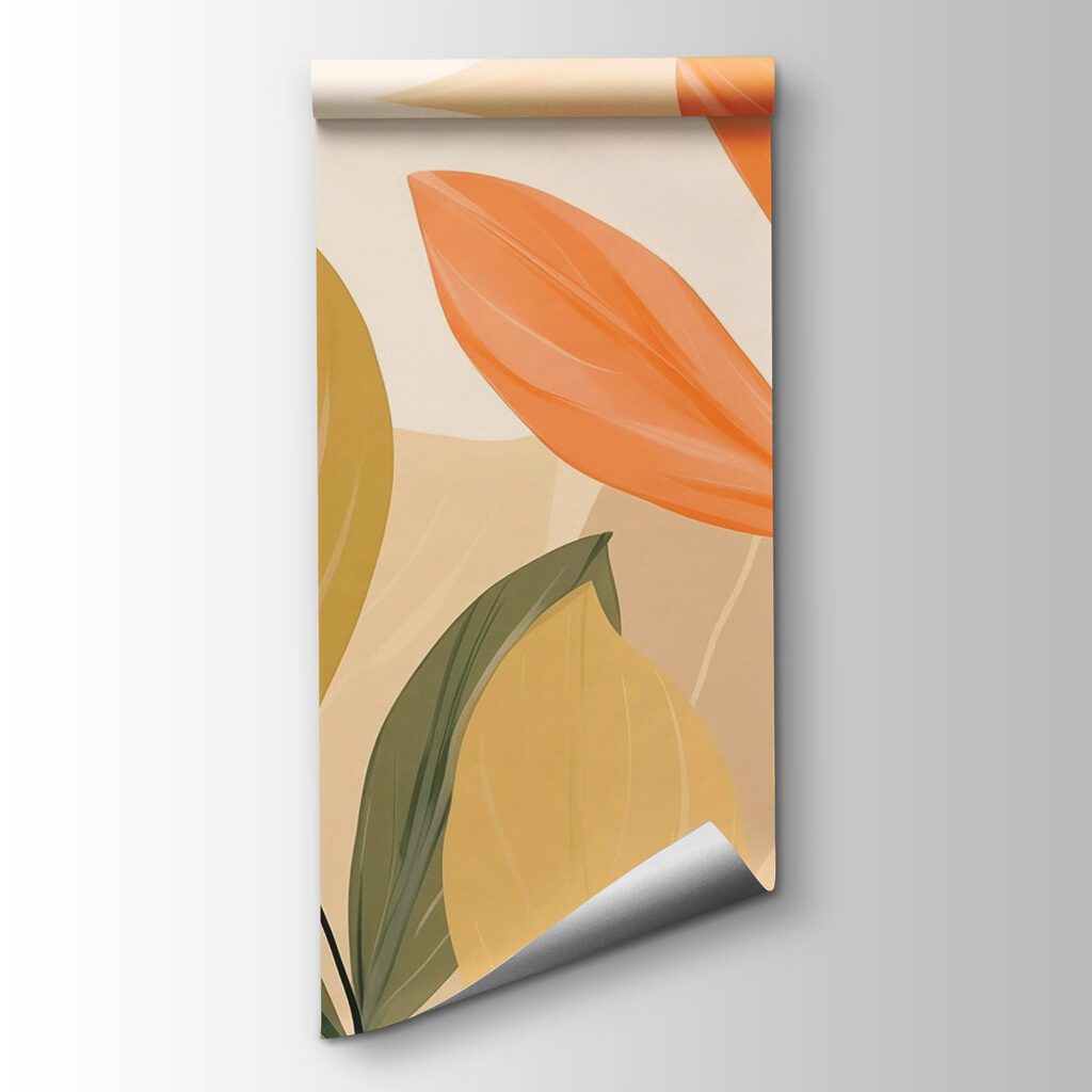 Vibrant leaves in warm hues Vibrant leaves in warm hues