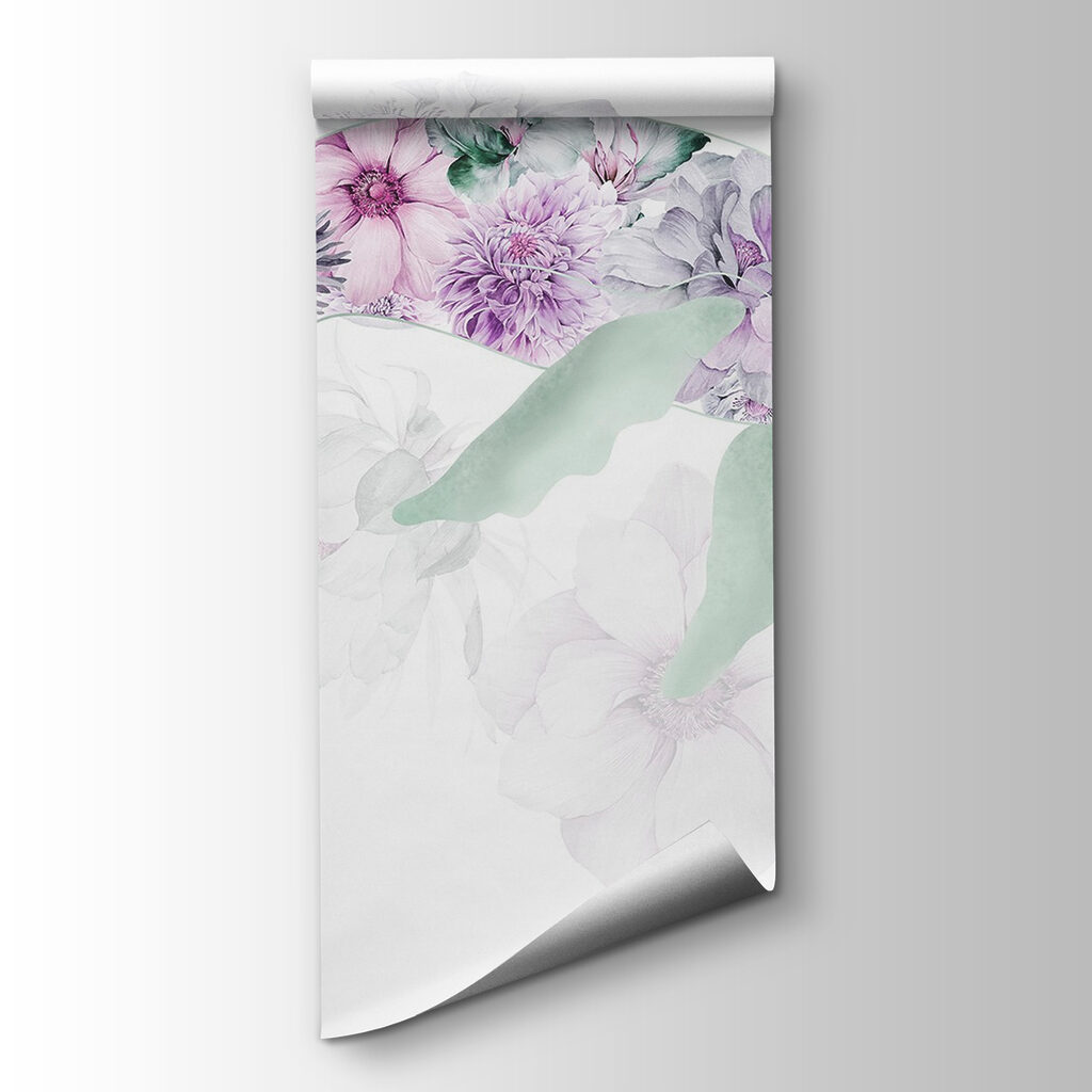 Dolphin with flowers on it