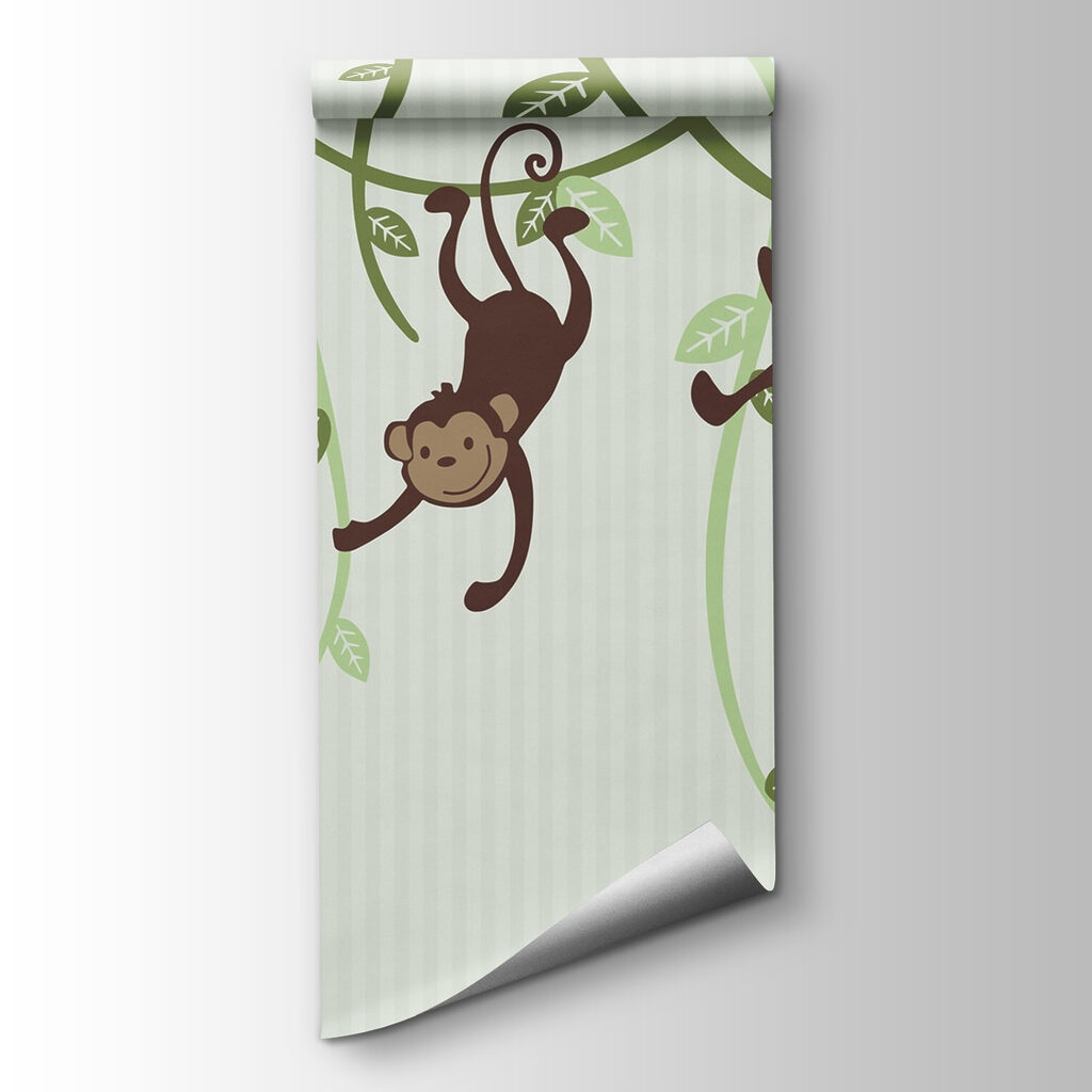 Group of monkeys from vines Group of monkeys from vines