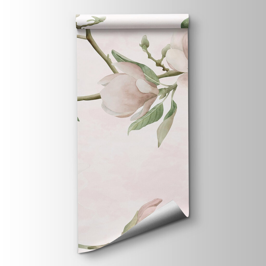 Delicate blooms on soft background