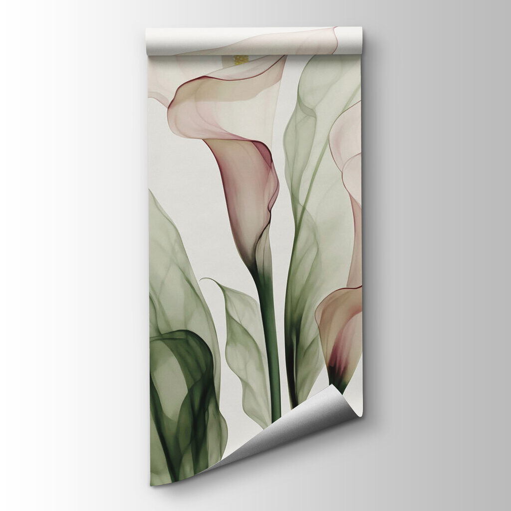 Delicate flowers in soft hues