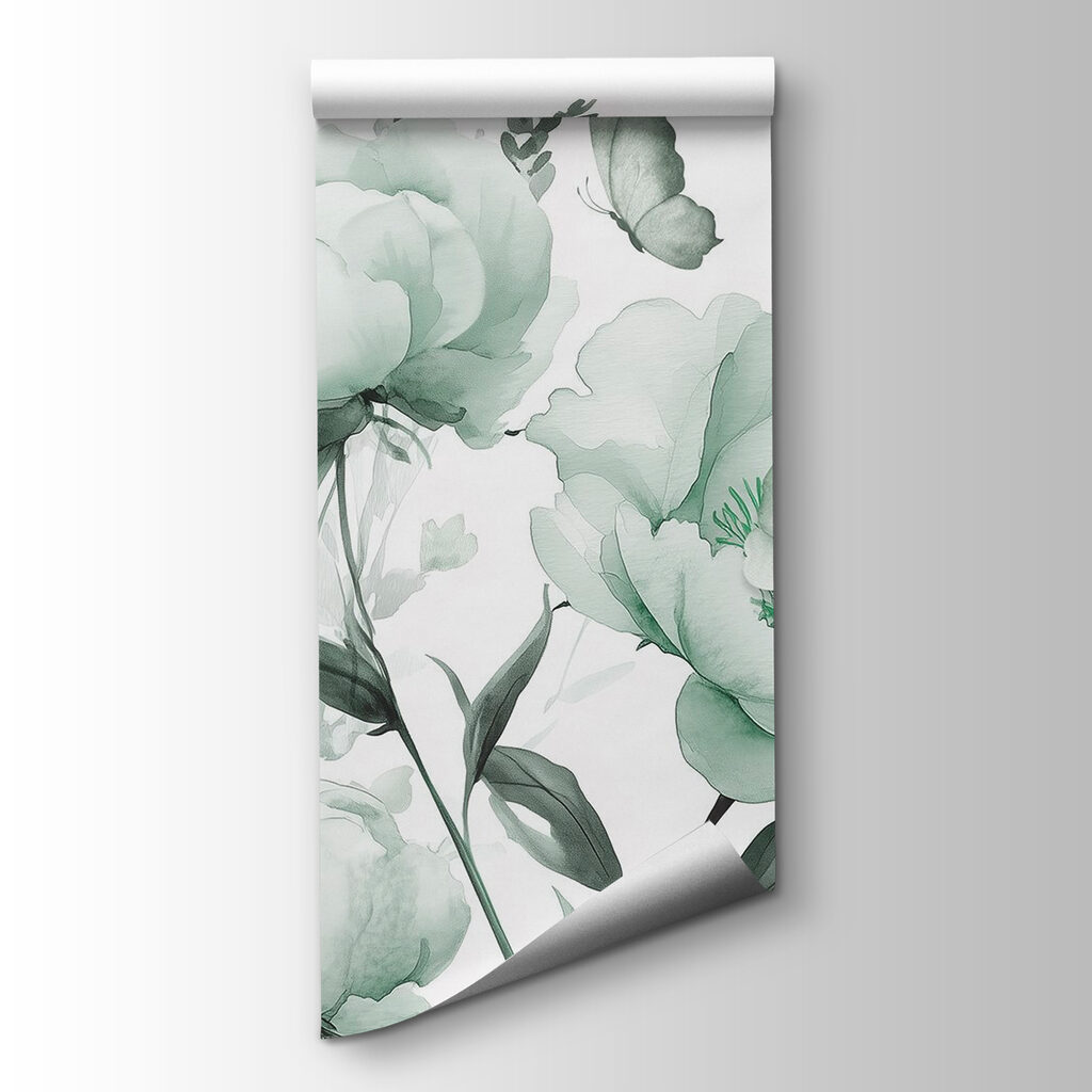 Delicate blooms in soft green hues Delicate blooms in soft green hues