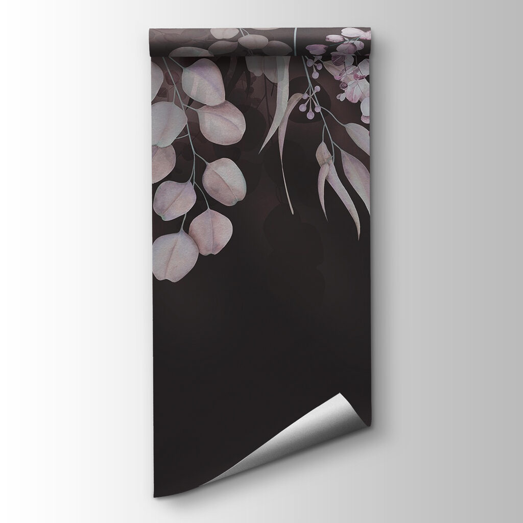 Delicate leaves in soft hues