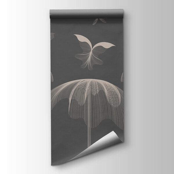 Butterflies and butterflies flying in the sky