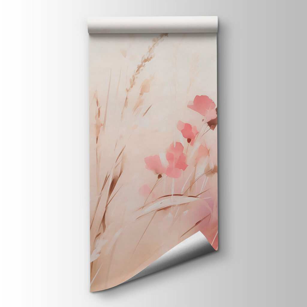 Field of pink flowers Field of pink flowers